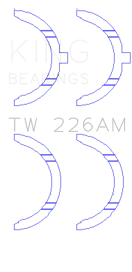 Juego de lavadora de empuje King para Toyota 3SGTE Foto 1 de 2