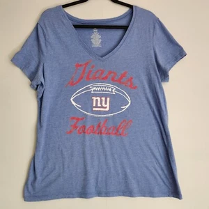 New York Giants XL Fitted Tee Medium Blue NFL Football T-Shirt - Bild 1 von 7