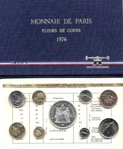FRANCE (FRANCIA) 1976 - Coffret Set FDC./UNC. - Bild 1 von 7