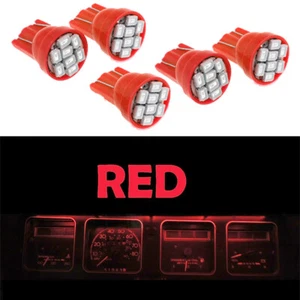 Gauge Cluster LED Dashboard Bulbs Kit Red Lamps For Chevy Caprice 1985-1990 - Picture 1 of 6