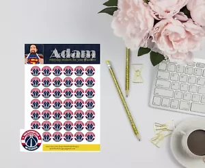 Washington Wizzards Planner Stickers - Picture 1 of 2