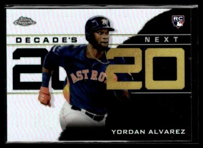 2020 Topps Chrome Update Decade's Next Yordan Alvarez Houston Astros #DNC-4 - Image 1 of 2