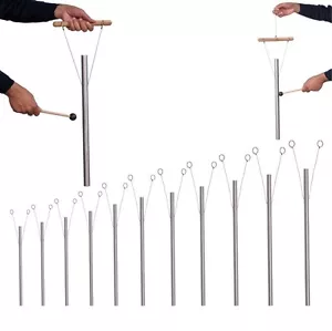 11 tubos planetarios - más fuertes que los diapasones de afinación tubo afinado de curación + soporte de mano + mazo - Imagen 1 de 1