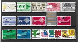 Holanda 1968 MNH Año Set (17v) sg 1049/65 Falta MS 1066 - Imagen 1 de 1