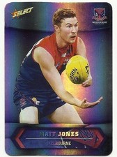 2015 AFL SELECT CHAMPIONS SP130 MATT JONES MELBOURNE SILVER PARALLEL CARD