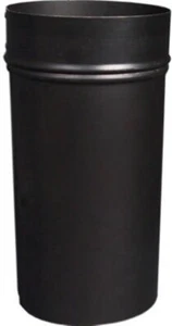 Imperial BM0042 Black 6" x 12" 24 Ga Stove Pipe Slip Connector Joint Pack of 4 - Picture 1 of 2