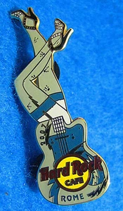 ROMA ITALIA NIÑA SEXY PIERNAS STILETTO ZAPATO GUITARRA SERIE Hard Rock Café PINS LE - Imagen 1 de 1