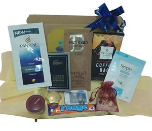Cesta pequeña caja de regalo para día del padre, Navidad, cumpleaños perfecta para él  - Imagen 1 de 13