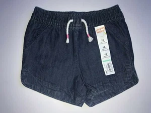 NEU Größe 18 Monate Mädchen Jumping Beans gewebt blau Delfin Shorts elastischer Bund - Bild 1 von 2
