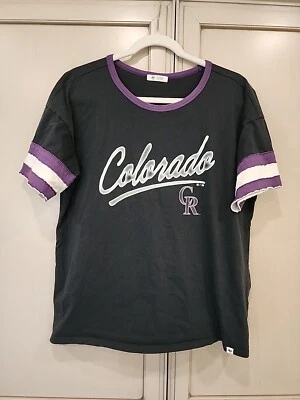Camiseta Colorado Rockies Adulto XLarge Marca 47 Color Púrpura Blanco Carbón/F-3 Foto 1 de 4