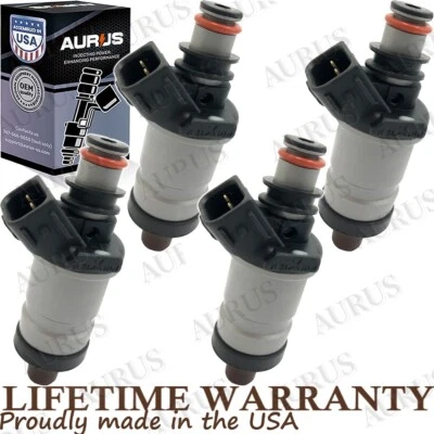 Inyectores de combustible X4 OEM AURUS NUEVOS para 1996 1997 1998 1999 2000 Honda Civic 1,6 L I4 Foto 1 de 4