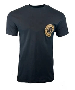 Versace Jeans Couture Camiseta Negro Dorado Círculo Para Hombre Talla Mediana... - Imagen 1 de 4