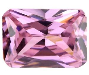 18x13 mm AAAAA Natural Pink Zircon 25.85 ct Emerald Faceted Cut VVS Loose Gems