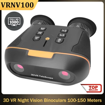 Night Vision Goggles 3D VR Digital Night Vision Binoculars for Adults 12X Zoom - Image 1 of 4