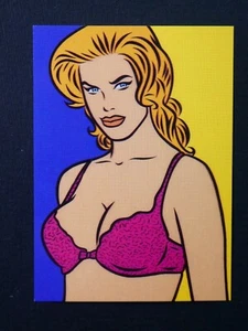 14 Walter Minus French Vintage Collectors Pin-Up Card 1996, Anne, Pop Art 1/1000 - Bild 1 von 2