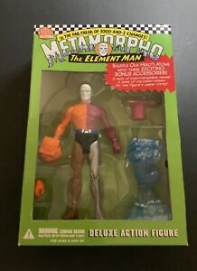 METAMORPHO THE ELEMENT MAN ACTION FIGURE + ACCESSORIES. DC DIRECT NEW IN BOX