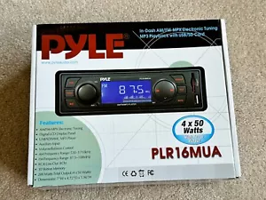 PYLE PLR16MUA In Dash AM/FM MPX Receiver MP3 Playback USB/SD Card New In Box NIB - Picture 1 of 7