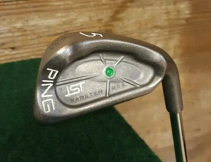 PING ISI Green Dot Demo 5 Iron 38" Long CUSHIN JZ X-Stiff Steel Right Handed - Picture 1 of 10