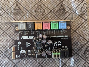 ASUS SCHEDA AUDIO 6.1 CANALI SUPREME FX Rev 1.04G - Foto 1 di 3