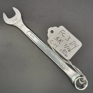 Vintage S-K 7/16” Forged Alloy Combination Wrench 6 Point, C-14 USA GX - Bild 1 von 7
