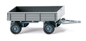 WIKING, Grey 2-axle trailer, 1/87, WIK040002 - Picture 1 of 1