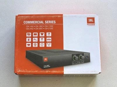 JBL NCSA1120Z-U-US Commercial HARMAN CSA 1120Z Amplifier 120W RMS 1 Channel BLK - Image 1 of 4