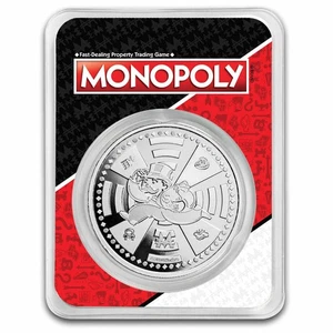 2024 Samoa 1 oz Silber Mr. Monopoly (mit TEP) - Bild 1 von 4