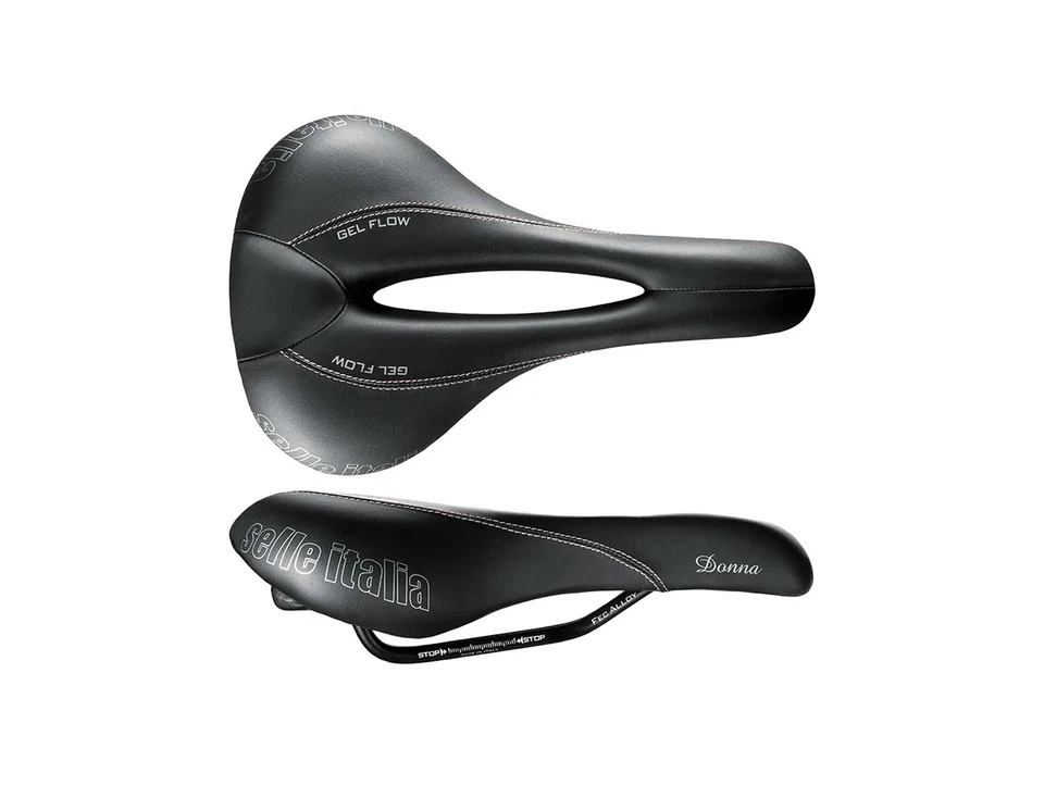 Sillín Selle Italia Donna Gel Flow - Manganeso, Negro, Para Mujer, L2 Foto 1 de 1