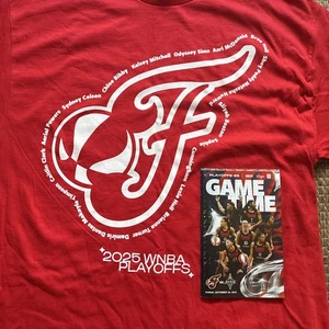 Now You Know SGA shirt. Indiana Fever 2025 Playoff Game 4 Sept 28, 25. size XL - Picture 1 of 7
