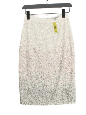 Coast Women's Midi Skirt UK 6 Cream 100% Polyester Midi Straight & Pencil - Image 1 of 4