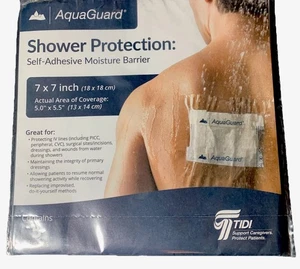 3 Confezioni da 7 Fogli Barriera Doccia Aqua Guard 7"x7": Senza Lattice: HydroSeal - Foto 1 di 6