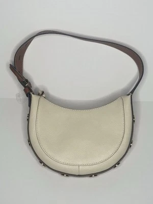 Bolso de Hombro Fossil Harwell Media Luna Vainilla/Silla de montar Bloque de Color $230 Foto 1 de 4