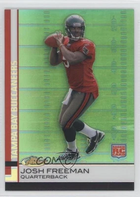 2009 Topps Finest Green Refractor /199 Josh Freeman #61 Rookie RC - Image 1 of 2