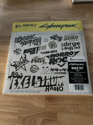 Cyberpunk 2077 Radio Vol 2 VARIOUS New Sealed Yellow Colored Vinyl Record LP - Image 1 of 3