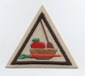 Brownie Girl Scouts,  Make It Eat It, Try-Its Patch, (2000), Mint - Picture 1 of 1