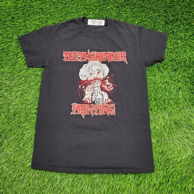 Camisa vintage años 90 Heavy Metal XS/S 17x26 negra Foto 1 de 4