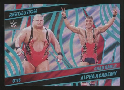 2022 Panini Revolution WWE Otis/Chad Gable Lava /10 #148 - Image 1 of 2