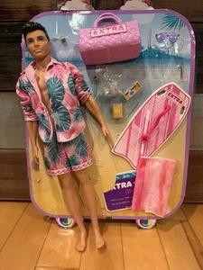 Barbie Ken Extra Fly Outfit and Accessories Tropical Beach Fashion WRONG DOLL - Picture 1 of 1