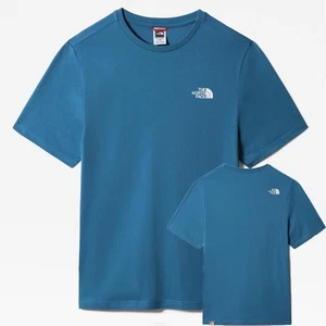 The North Face Men’s Simple Dome T-Shirt Banff Blue - Picture 1 of 12