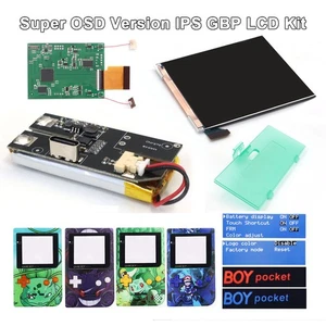 UV GBP Q5 Backlight IPS LCD Screen USB-C Rechargeable Battery For GameBoy Pocket - Picture 1 of 19