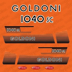 Ersatz Aufkleber Set passt Goldoni 1040 SC Traktor - Aftermarket Aufkleber Kit - Bild 1 von 3