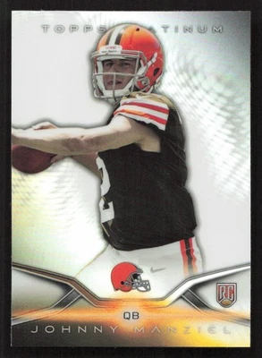 2014 Topps Platinum Johnny Manziel RC Rookie #126 Card - Image 1 of 2