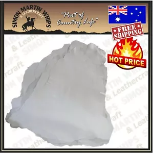 KANGAROO LEATHER BULK x 5 hide skin bundle chrome tanned white Australian Made - Picture 1 of 1