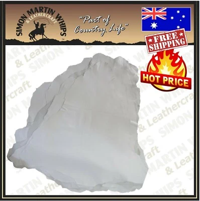  KANGAROO LEATHER BULK x 10 hide skin bundle chrome tanned white Australian Made - image 1 of 2