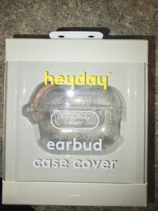 Funda para auriculares Heyday para Airpods Pro Gen 1 y 2| transparente y dorado - Imagen 1 de 2