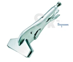 Nuevo 10" Empuñadura de bloqueo Abrazadera de soldadura Tornillo Abrazadera en C Hoja Abrazadera de metal Alicates - Imagen 1 de 1