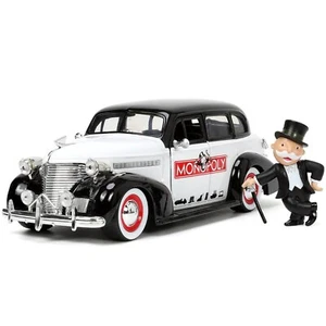 Jada Toys Hollywood Rides Mr. Monopoly 1939 Chevy Master Deluxe 1/24 Scale - NIB - Picture 1 of 17