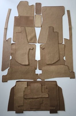 NEW R107 Floor Carpet Mercedes r107 for 380SL 450SL 500LS 560SL VELOUR Palomino Foto 1 de 4