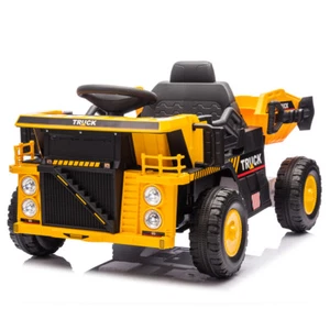12V Kids Ride On Dump Truck W/ Remote Control 1.24-3.11MPH Kids Toy for Aged 3-5 - Picture 1 of 23