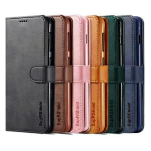 For Google Pixel 5 Wallet Case Leather Flip Card Slots Magnetic Shockproof Cover - Picture 1 of 21
